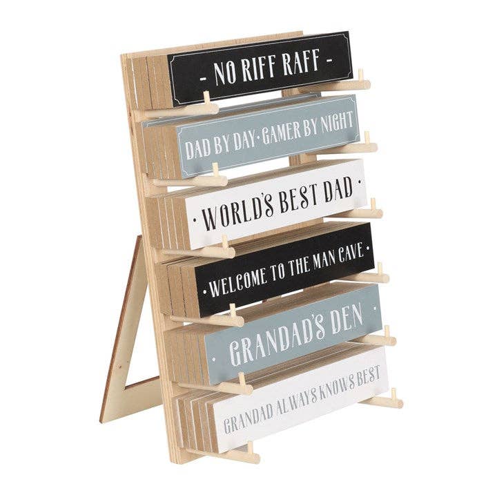 Dad And Grandad Wooden Signs