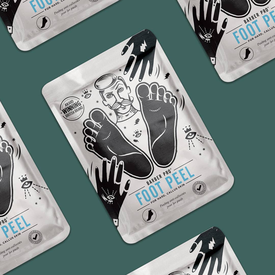 BARBER PRO Foot Peel - Prep the feet for Summer!