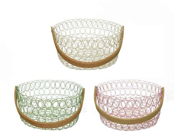 Pastel Metal Basket - Three Options