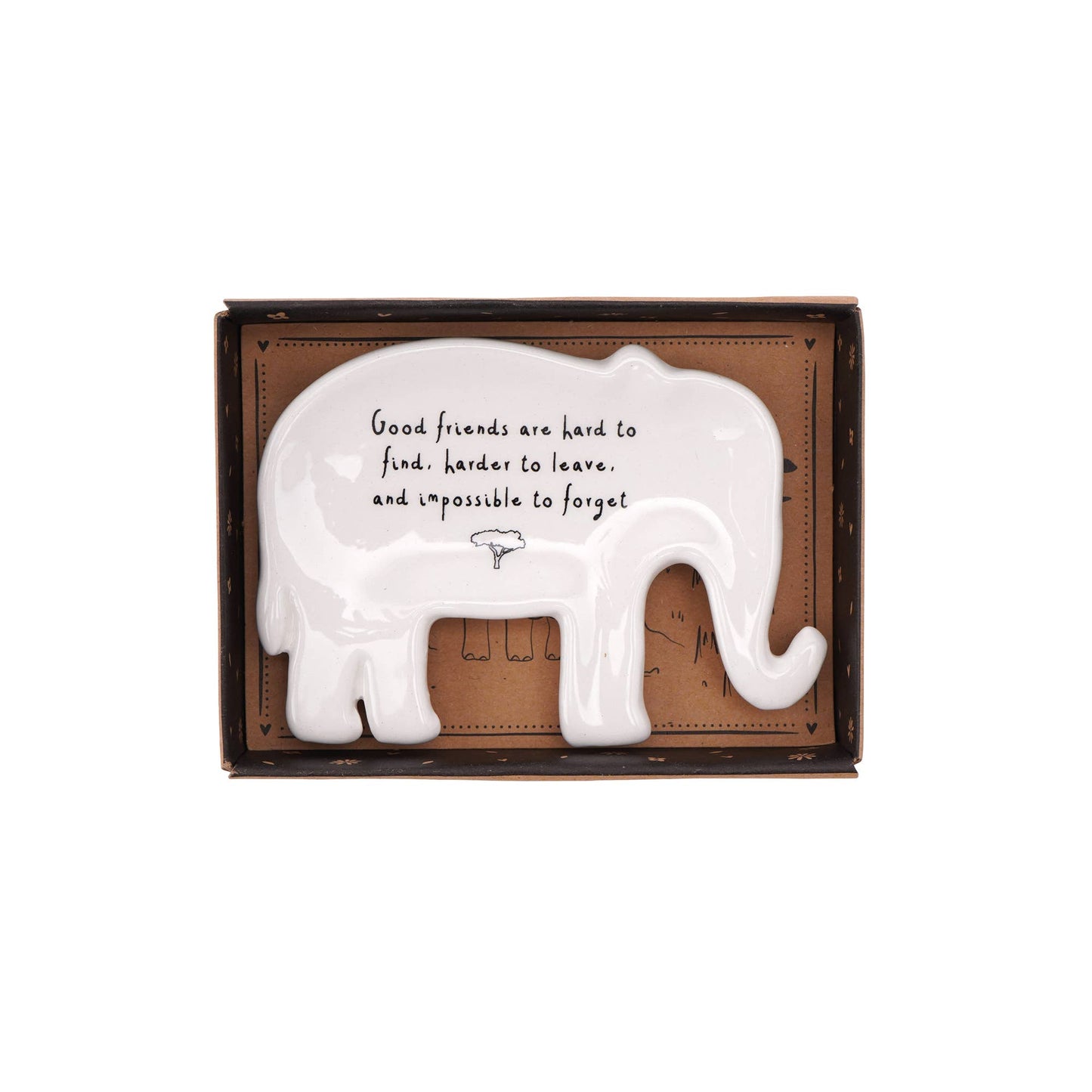 Send With Love Elephant Ring Dish