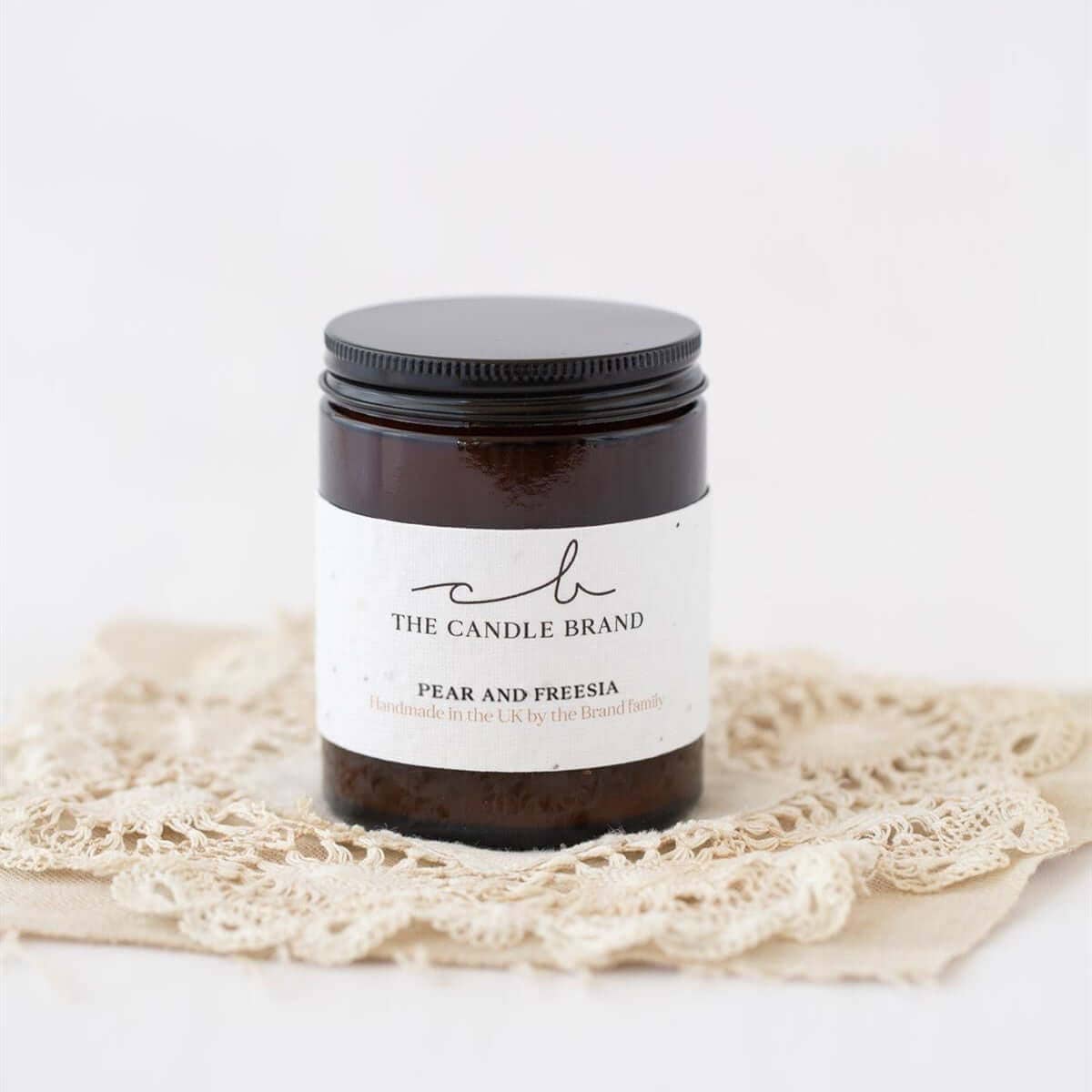 Pear and Freesia 30 Hour Candle - With Wildflower Seed Label