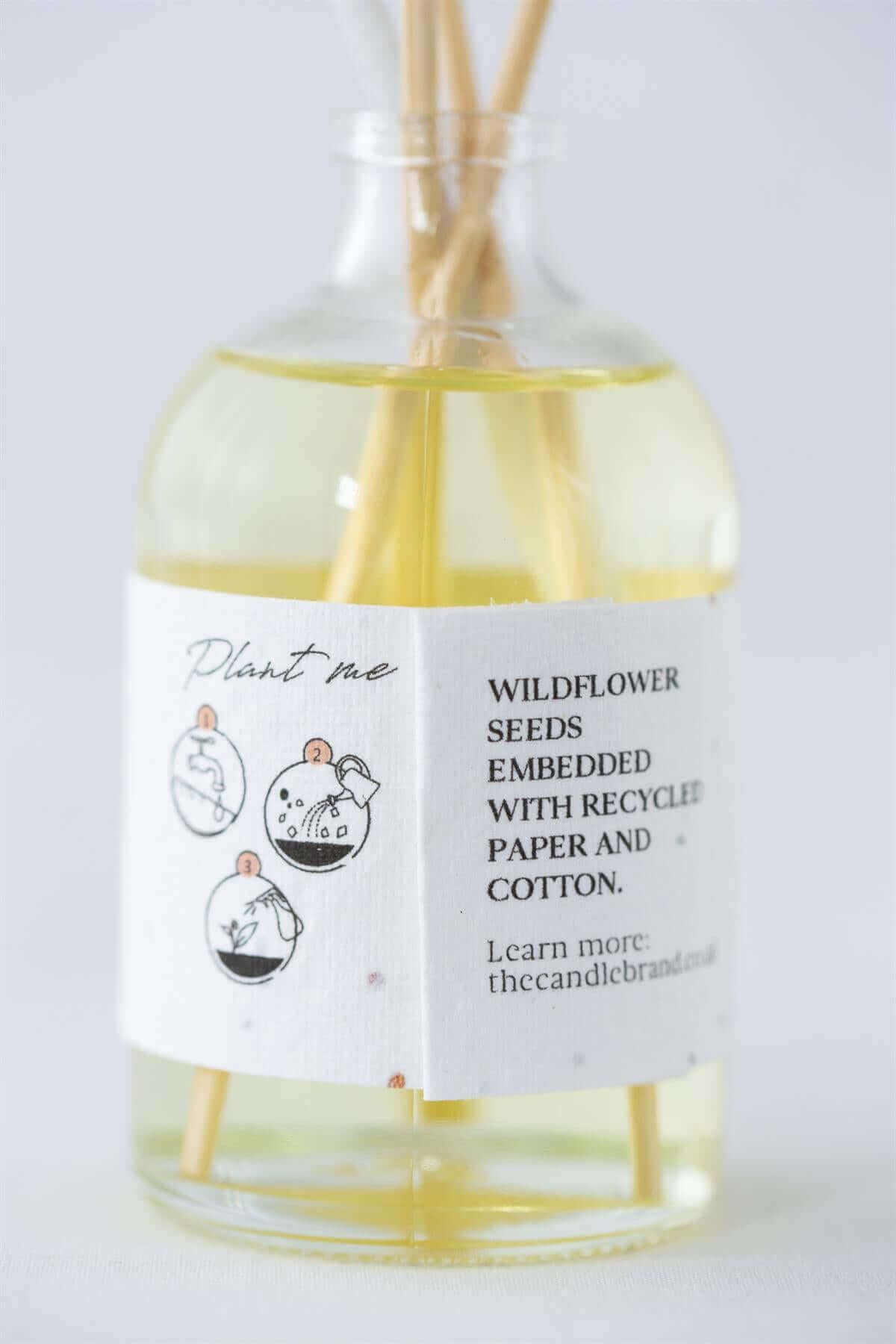 Cherry and Fig Flower Diffuser With Seed Label