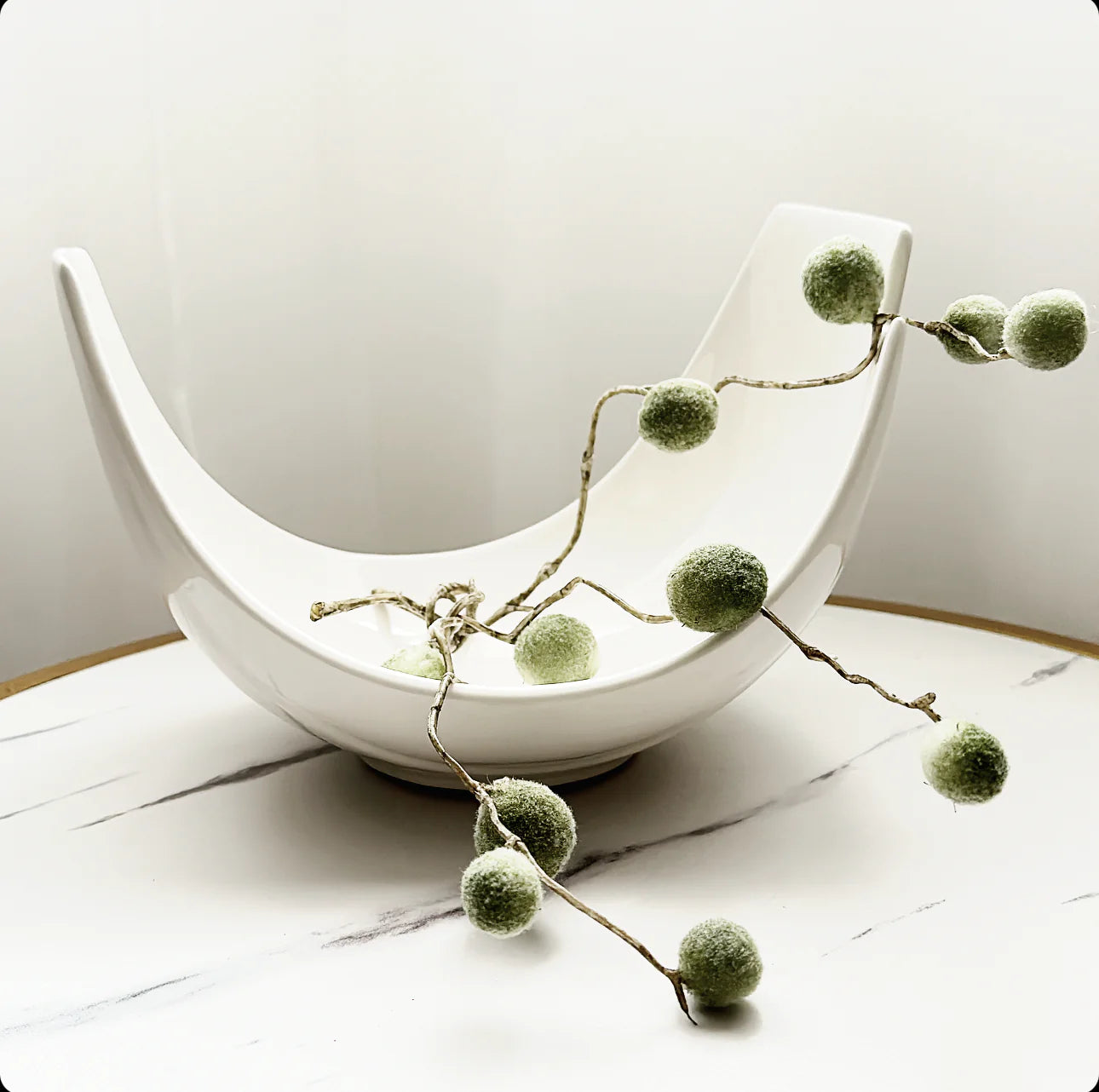Stella Off White Gloss Bowl