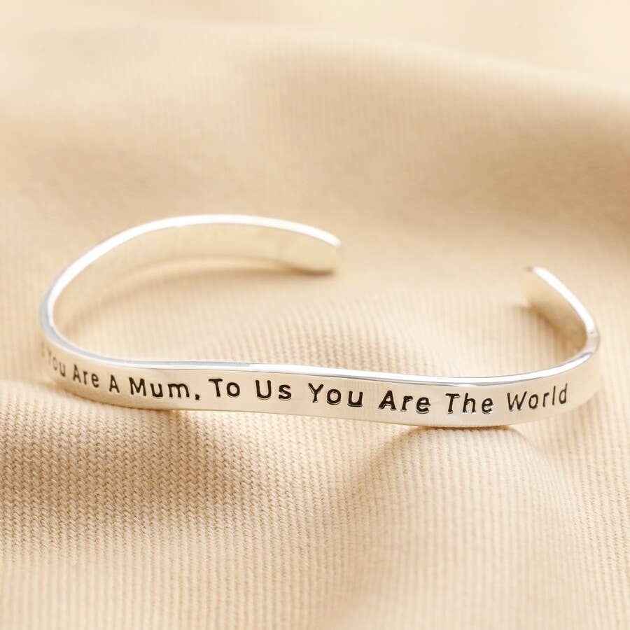 Adjustable Organic Bangle Mum