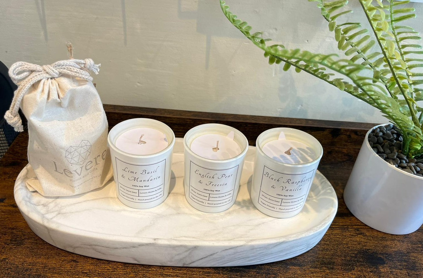Levere Home Soy Wax Candle - Various Scents