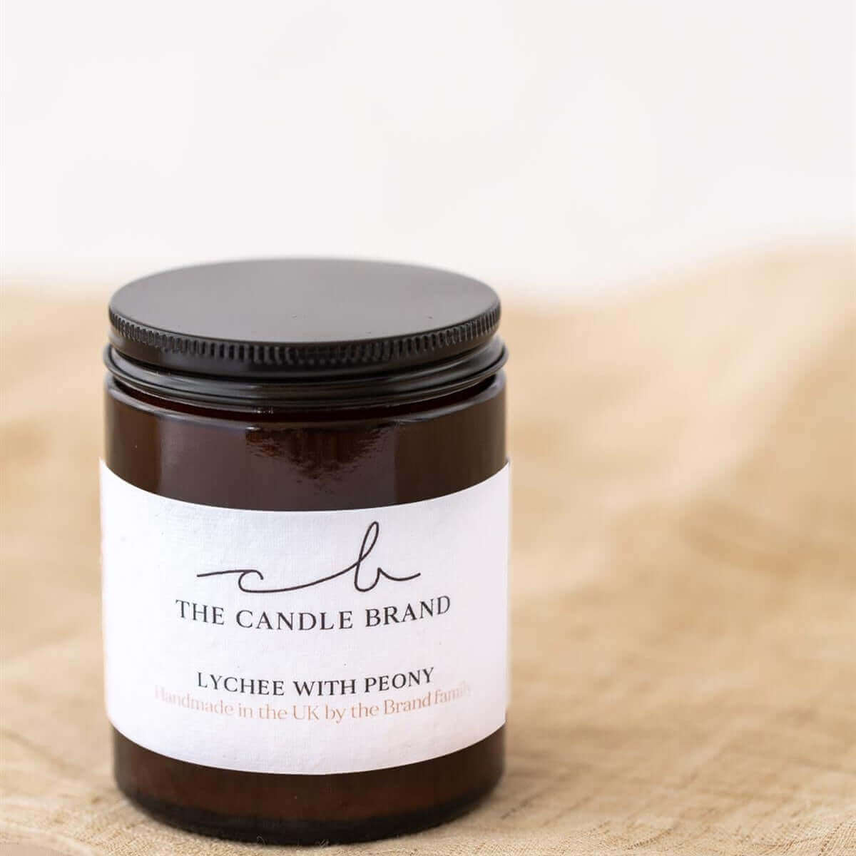 Lychee with Peony 30 Hour Candle - With Wildflower Label