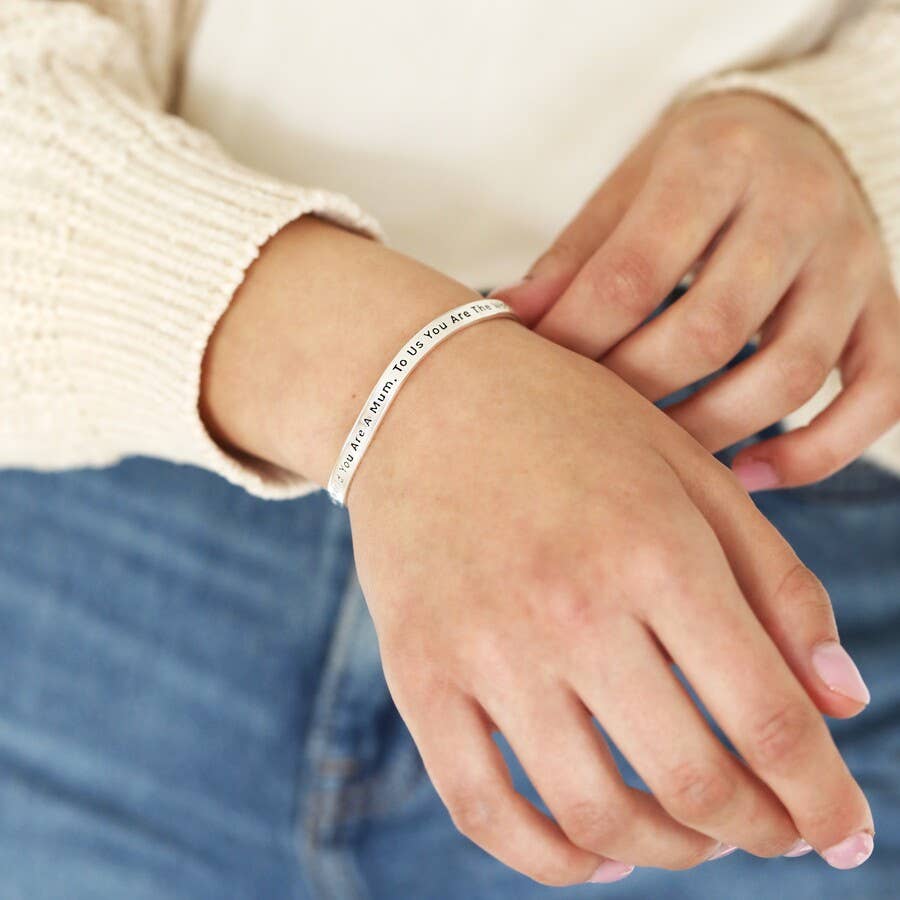 Adjustable Organic Bangle Mum