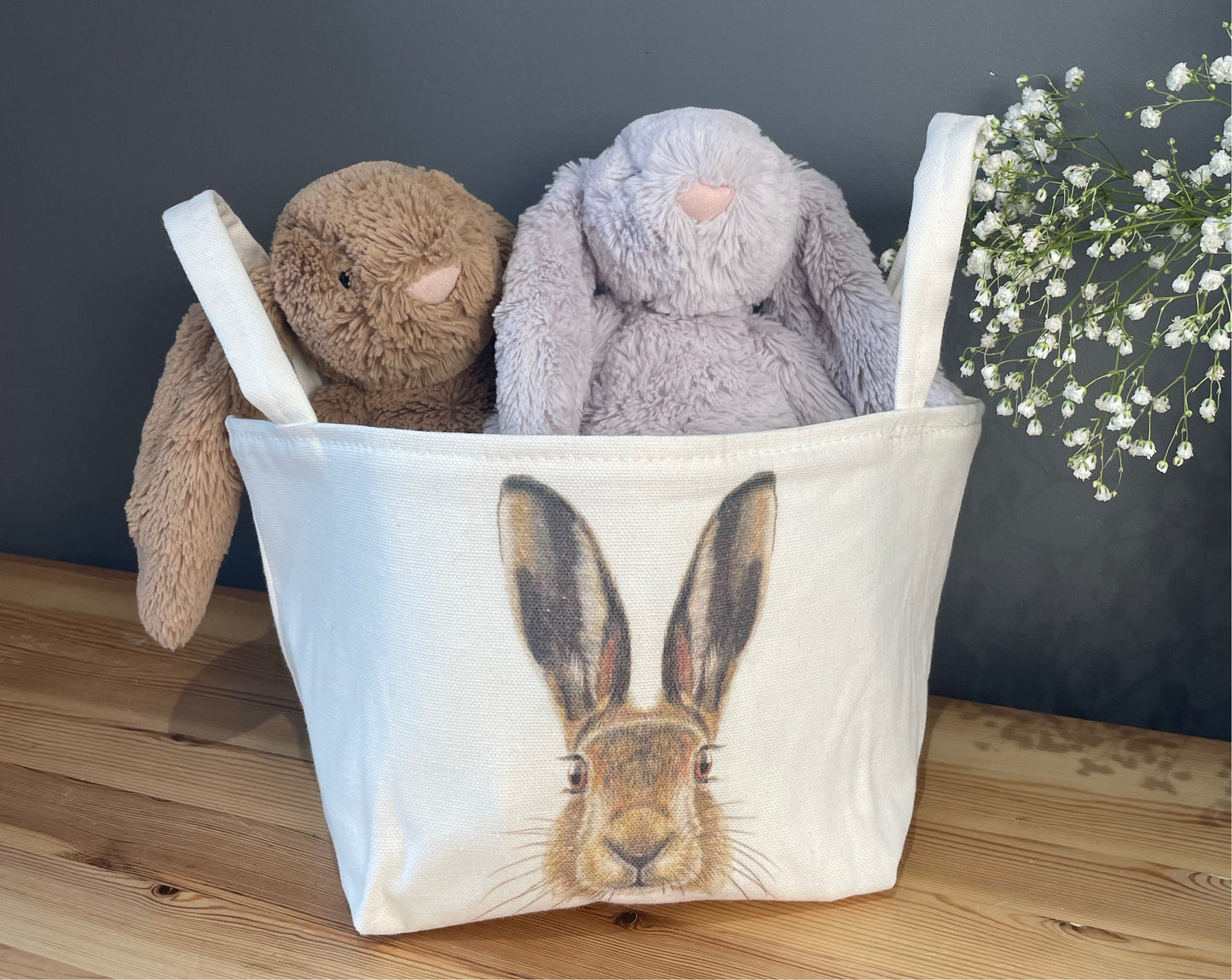 Cream Easter Baskets - Two Options