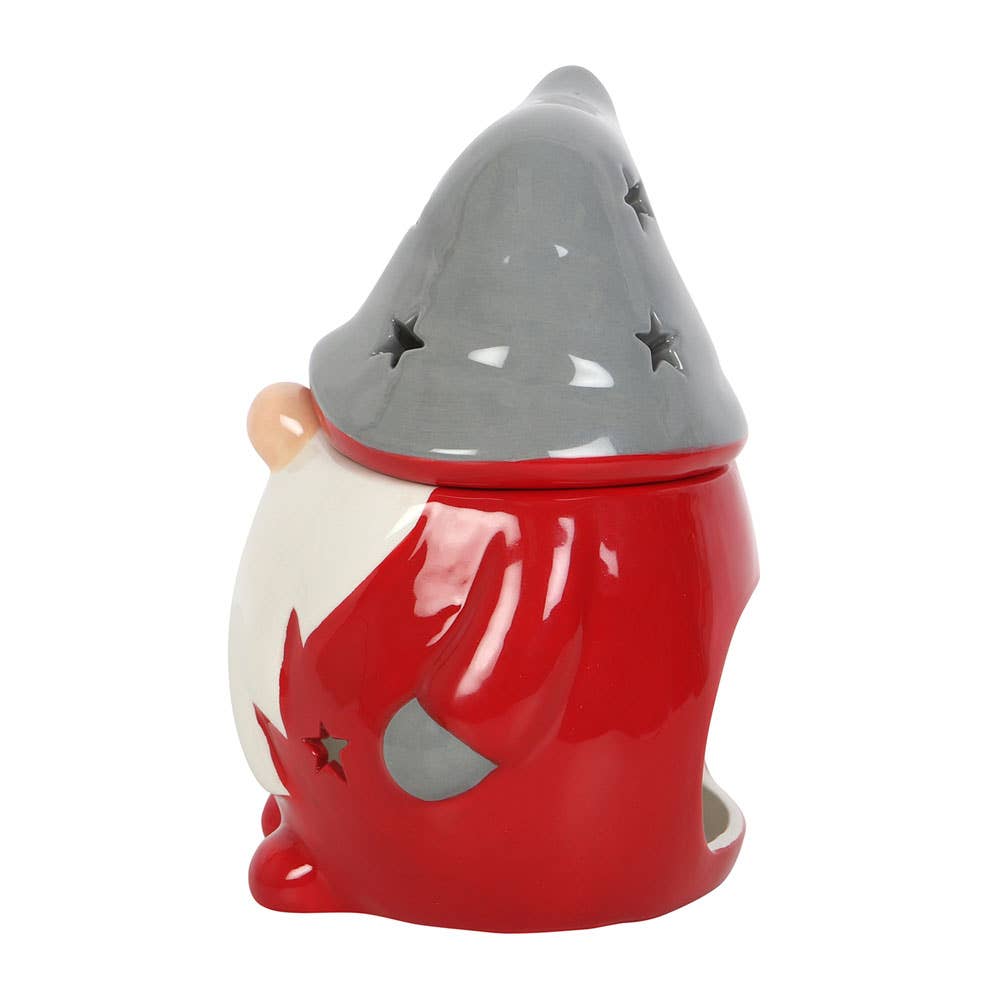 Red and Grey Christmas Gonk Wax Burner