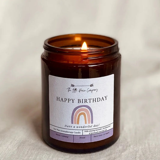 Happy Birthday Aromatherapy Candle