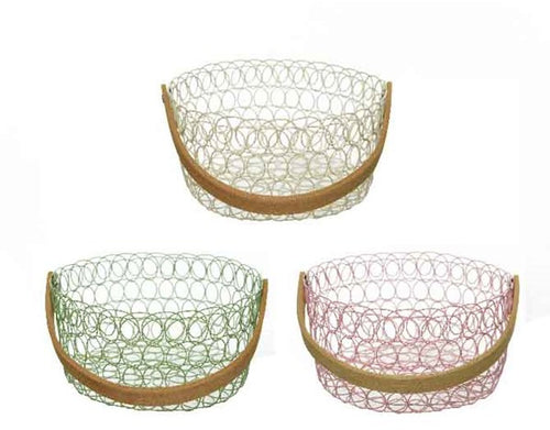 Pastel Metal Basket - Three Options