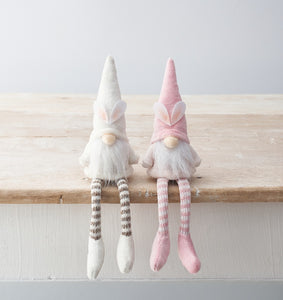 White or Pink Bunny Gonks - Two Options
