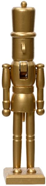 Gold Wooden Nutcracker, 25cm