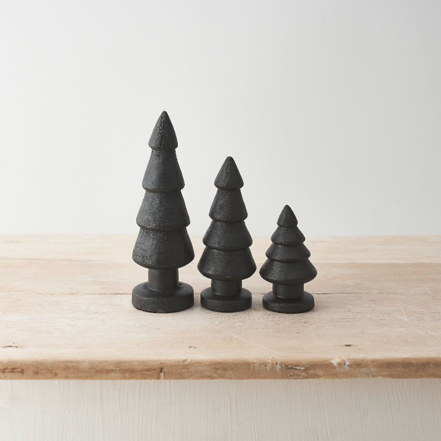 Black Cone Mango Wood Trees - Two Options