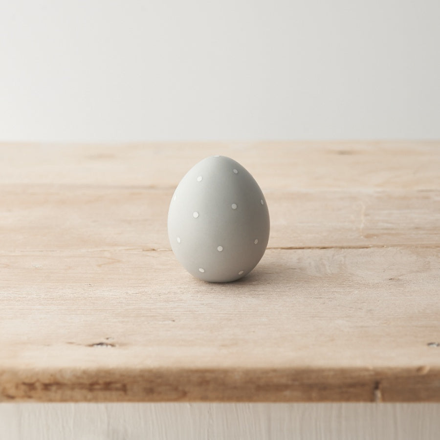 Grey Dotty Egg - Two Options