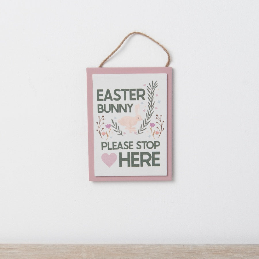 Easter Bunny Sign, 15cm