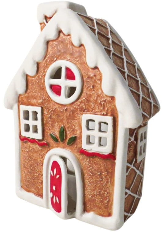 Ceramic Gingerbread Tealight House