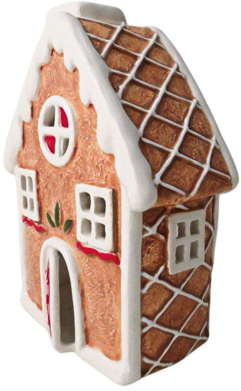 Ceramic Gingerbread Tealight House