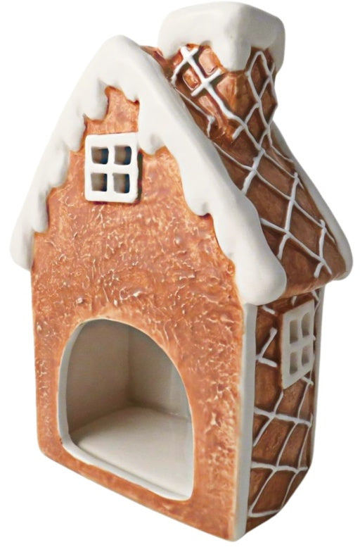 Ceramic Gingerbread Tealight House