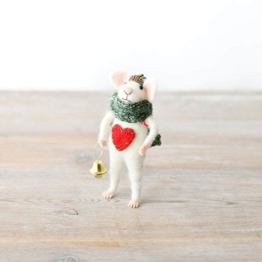 Christmas wool mouse