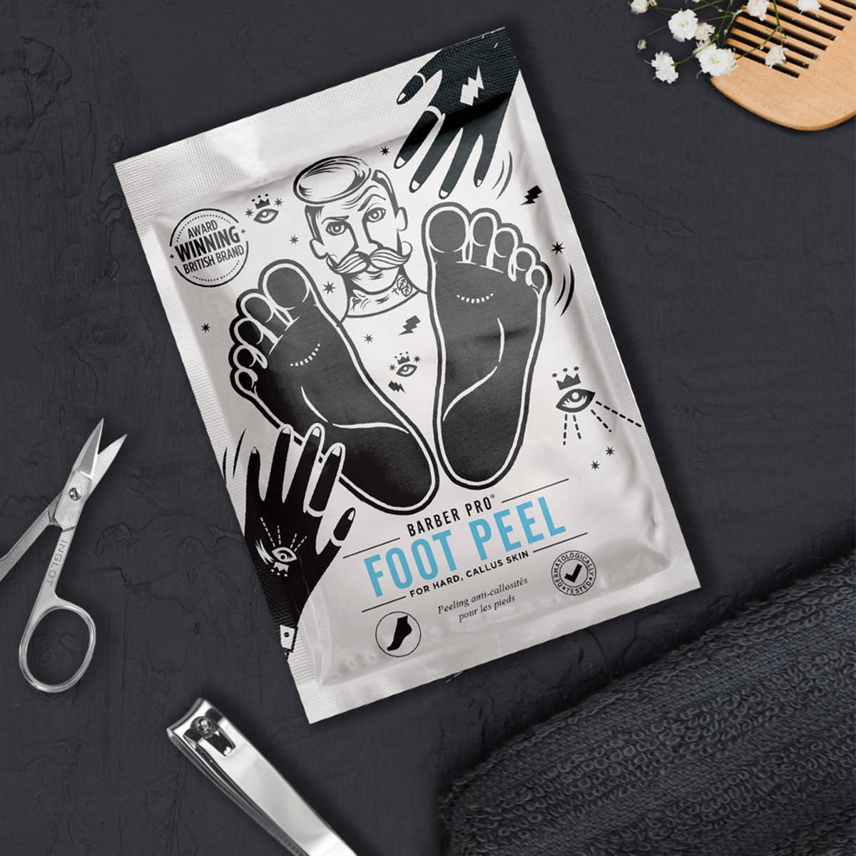 BARBER PRO Foot Peel - Prep the feet for Summer!
