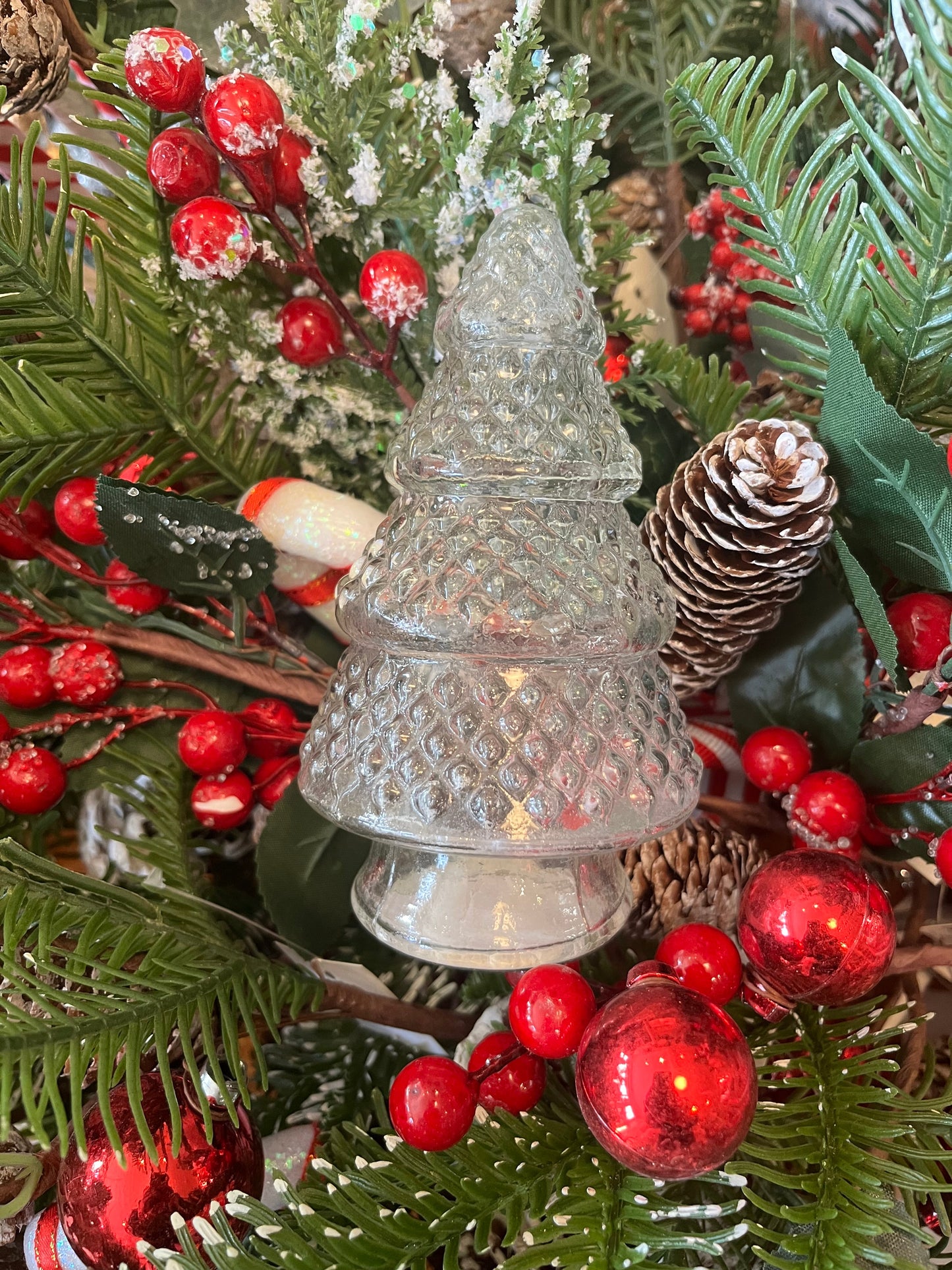 Glass Christmas Tree Ornament