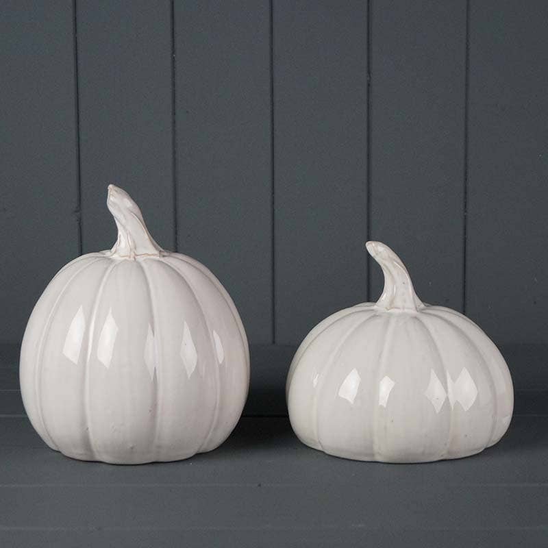 Glazed Ceramic Pumpkin