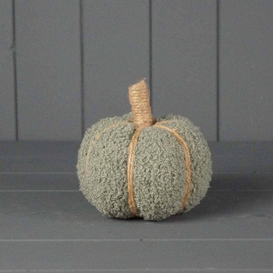 Dusty Green Fabric Pumpkin