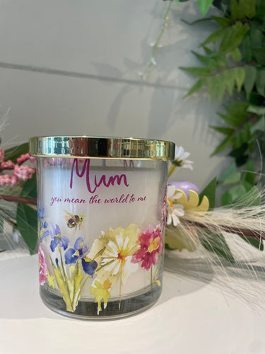 Boutique 'Mum' Candle With Lid