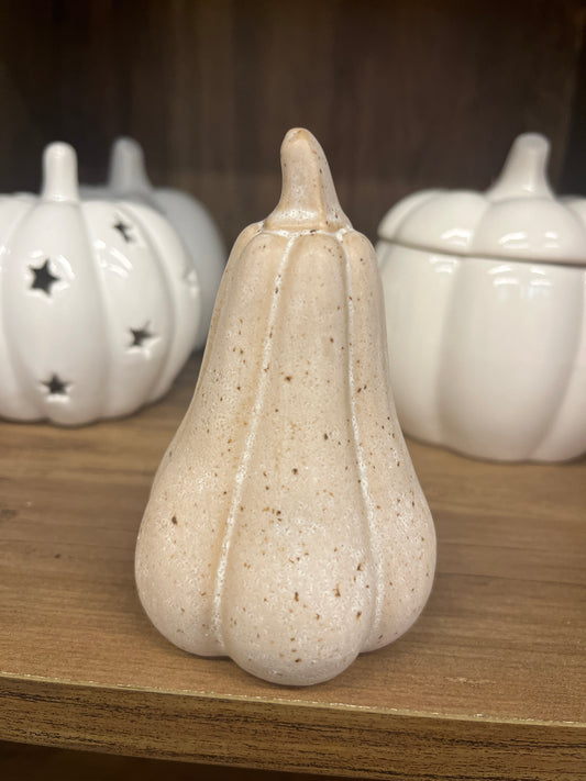 Ceramic Speckled Tall Pumpkin 10.6cm