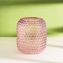 Load image into Gallery viewer, Pink Glass Bobble Vase