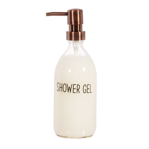 Shower Gel Refillable Glass Bottle