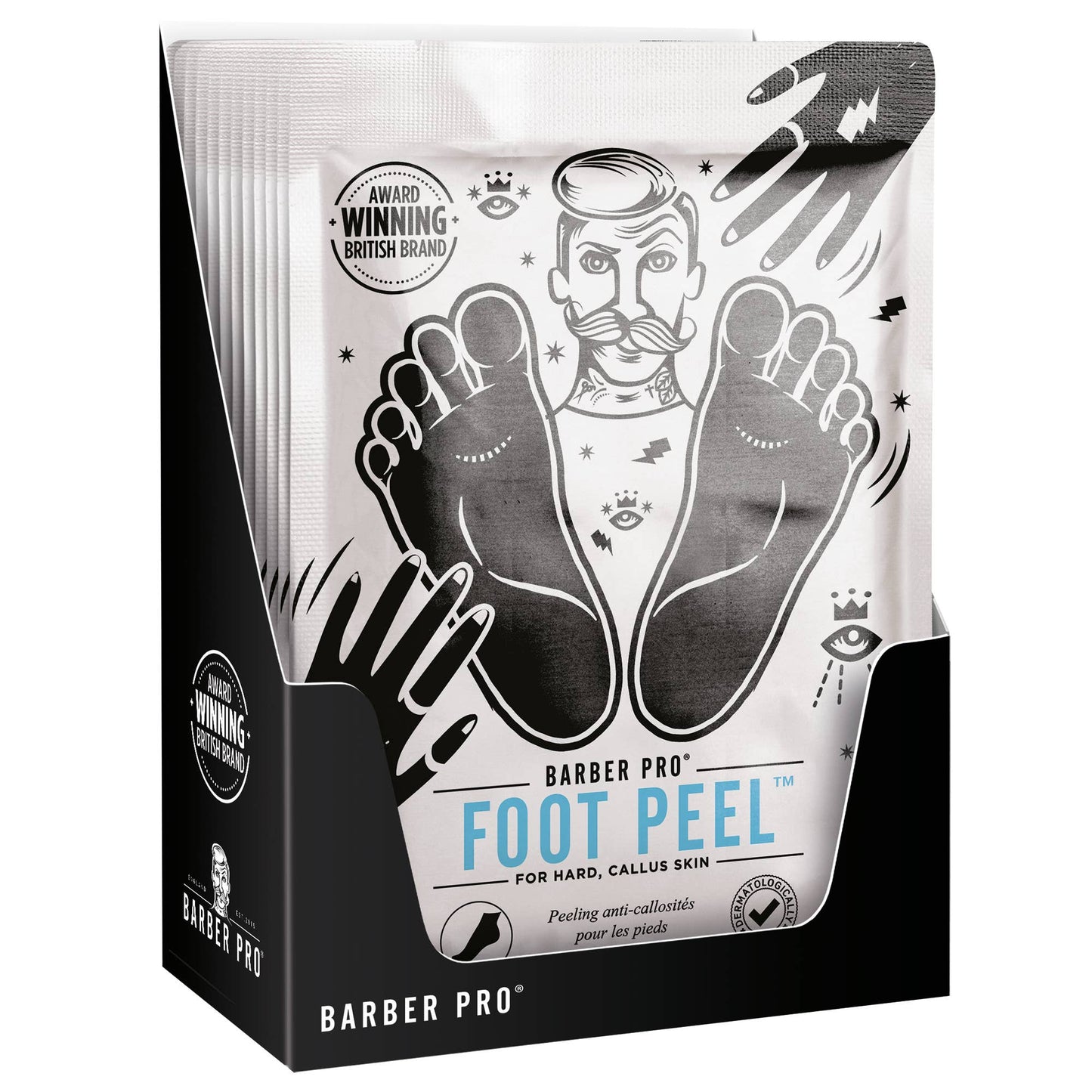 BARBER PRO Foot Peel - Prep the feet for Summer!