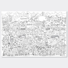 Load image into Gallery viewer, Colouring Poster Under The Sea