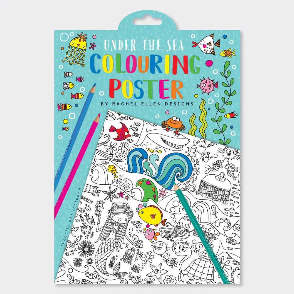 Colouring Poster Under The Sea