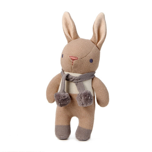 Bunny Threads Taupe Rattle