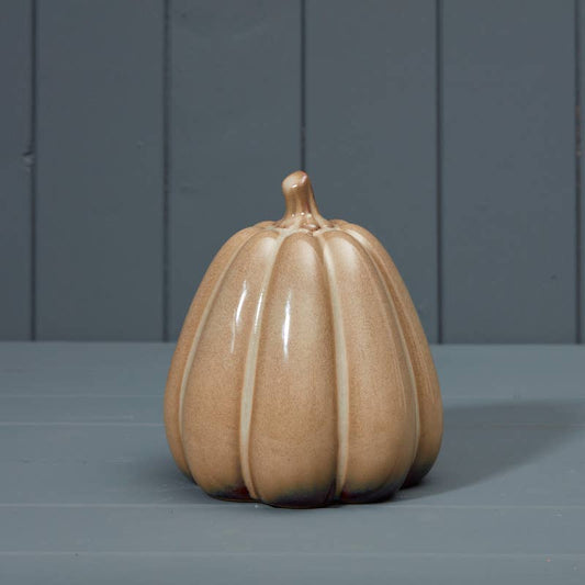 Caramel Ceramic Pumpkin