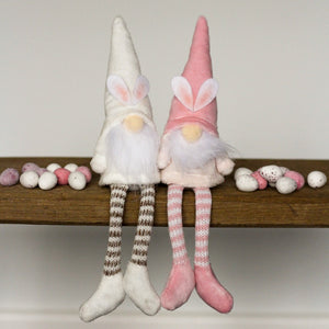 White or Pink Bunny Gonks - Two Options