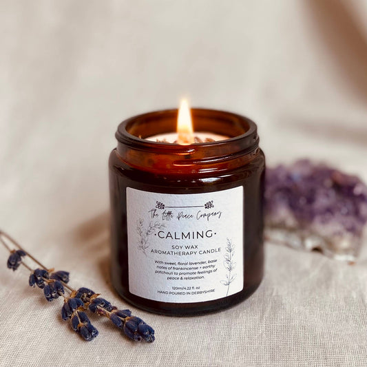 Calming Soy Wax Aromatherapy Candle 120ml