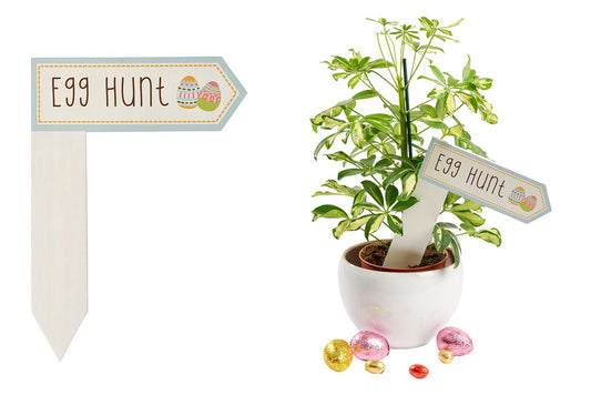 Wooden Egg Hunt Marker