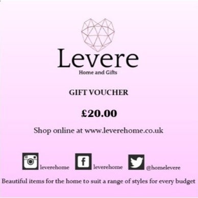 £20.00 Levere Home Gift Voucher