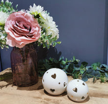 Load image into Gallery viewer, LED Ceramic Heart Globes - 2 Sizes