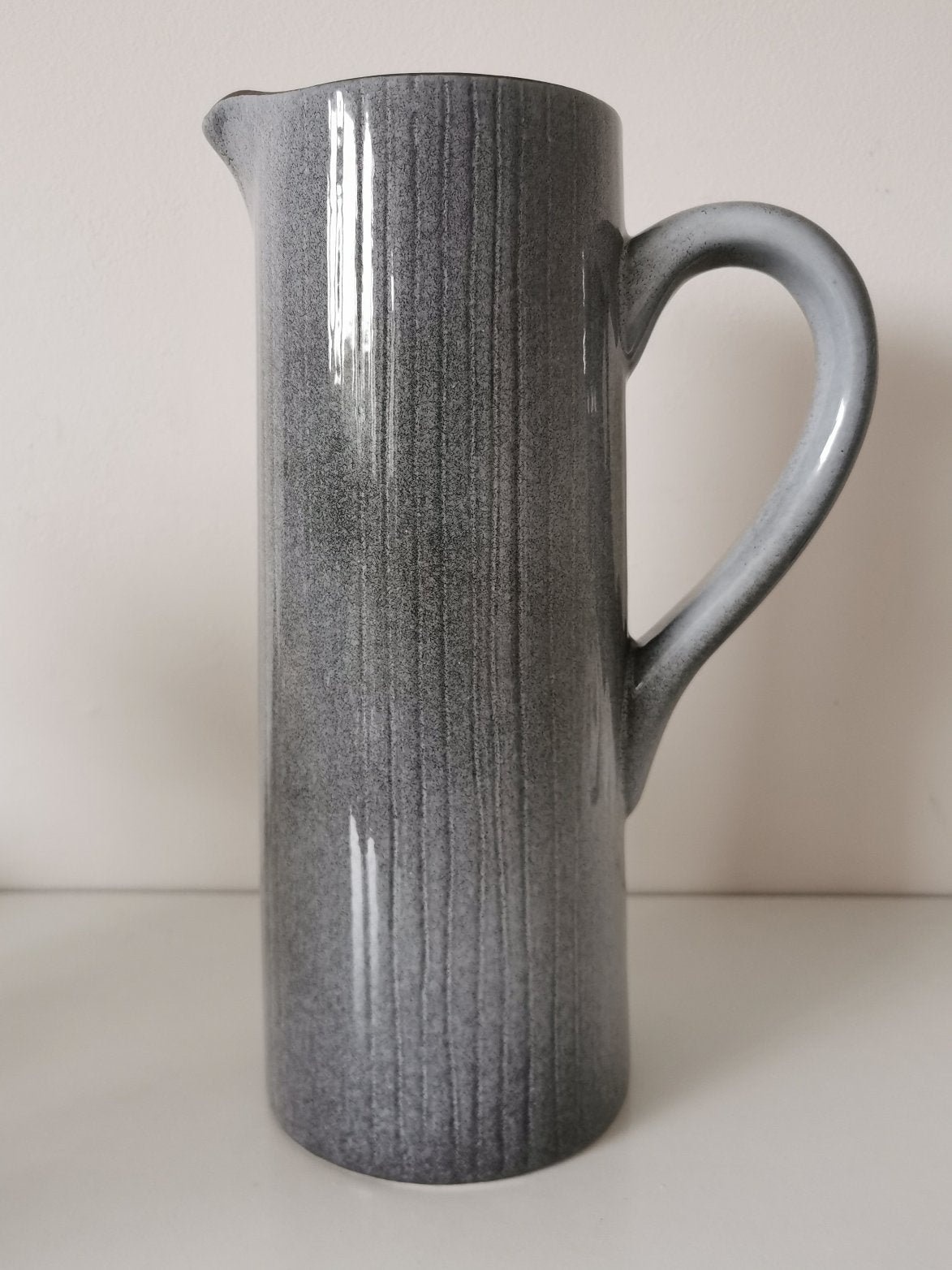 Tall Grey Ceramic Display Jug