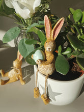Load image into Gallery viewer, Easter Rabbit With Green Egg (Sitting)