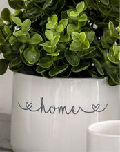 Load image into Gallery viewer, ‘Home’ Ceramic Glazed Pots - Set of 3