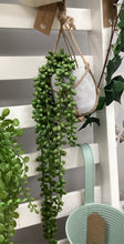 Load image into Gallery viewer, Artificial Hanging Plant In Macrame Hanger