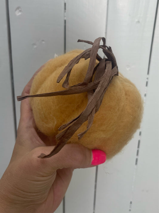 Orange Wool Pumpkin