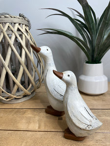 Rustic White Duck - Two Sizes