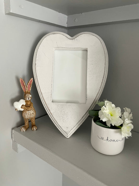 Heart Shape Aperture Photo Frame 6x4